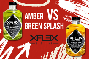 Лосьйони після гоління Xflex Amber проти Green Splash фото