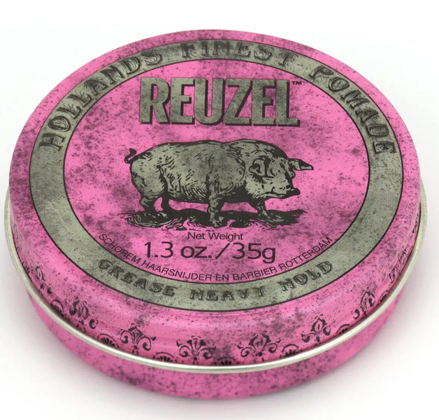 Воск Reuzel Pink Greaze Heavy Hold Pomade 35 г 869519000013 фото