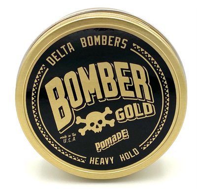 Помада для укладки волос Shiner Gold Heavy Hold Bomber Gold Pomade 112 г SGHHBGP112 фото