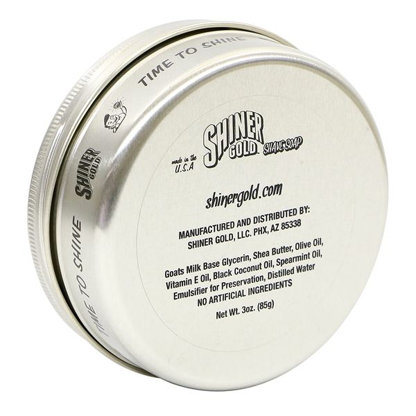 Мило для гоління Shiner Gold Shave Soap 85 г SGSS85 фото