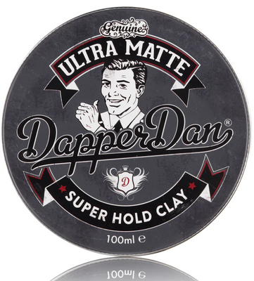 Глина для стилізації волосся ультраматова Dapper Dan Ultra Matte Super Hold Clay 100 мл 732068047283 фото