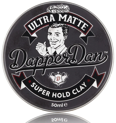 Глина для стилізації волосся ультраматова Dapper Dan Ultra Matte Super Hold Clay 50 мл 608597529418 фото