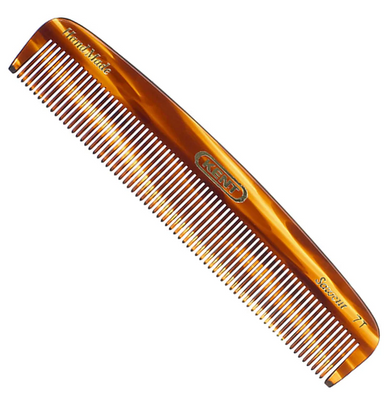 Гребінець Kent 7T 5 1/2" Hand-Made All Fine Teeth Pocket Comb 5011637031201 фото