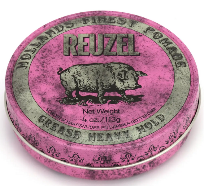 Воск Reuzel Pink Greaze Heavy Hold Pomade 113 г 869519000020 фото