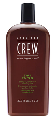 Засіб для волосся і тіла 3 в 1 American Crew Tea Tree 3-in-1 1000 мл 669316223062 фото