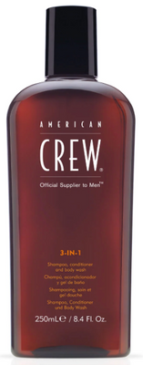 Засіб для волосся і тіла 3 в 1 American Crew Classic 3-in-1 250 мл 669316058220 фото