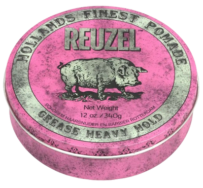 Воск Reuzel Pink Greaze Heavy Hold Pomade 340 г 869519000044 фото