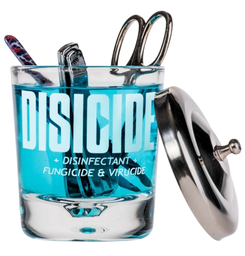 Маникюрный стакан для дезинфекции инструментов Disicide Small Glass Jar 160 мл D720019 фото