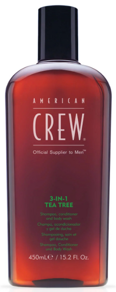 Засіб для волосся і тіла 3 в 1 American Crew Tea Tree 3-in-1 450 мл 669316214848 фото