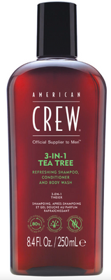 Средство для волос и тела 3 в 1 American Crew Tea Tree 3-in-1 250 мл 669316223079 фото