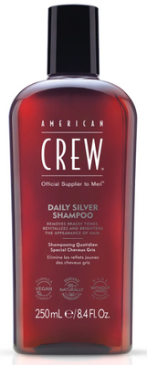 Шампунь для сивого волосся American Crew Silver Shampoo 250 мл 738678001585 фото