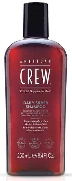 Шампунь для седых волос American Crew Silver Shampoo 250 мл 738678001585 фото