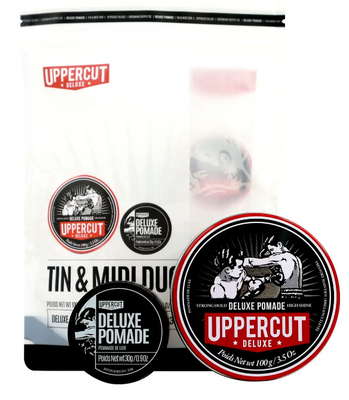 Подарунковий набір Uppercut Tin & Midi Duo Deluxe Pomade 817891025285 фото