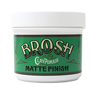 Глина для стилізації волосся Brosh Clay Pomade Matte Finish 280 г  BRH-M-P фото