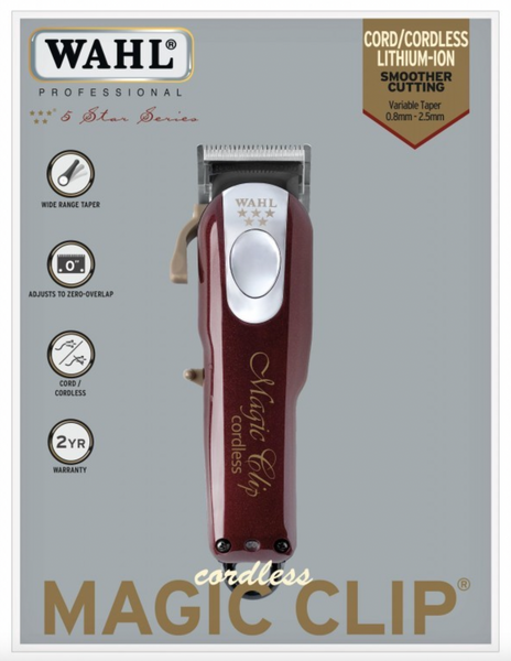 Профессиональная машинка для стрижки Wahl Magic Clip Cordless 5V 08148-2316 08148-2316 фото