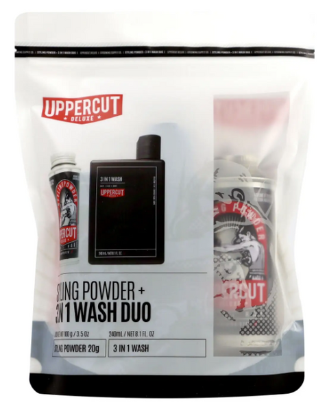 Подарунковий набір Uppercut Styling & 3 in 1 Wash duo Styling Powder 817891025308 фото