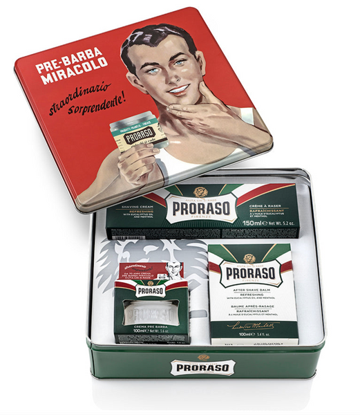 Набір косметики для гоління Proraso Vintage Selection Gino - Refreshing 8004395003594 фото