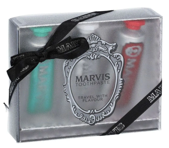 Подарочный набор Marvis 3x25мл (Classic Strong Mint , Whitening Mint, Cinnamon Mint)