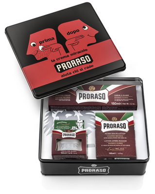 Набор косметики для бритья Proraso Vintage Selection Prima&Dopo - Nourish 8004395003617 фото