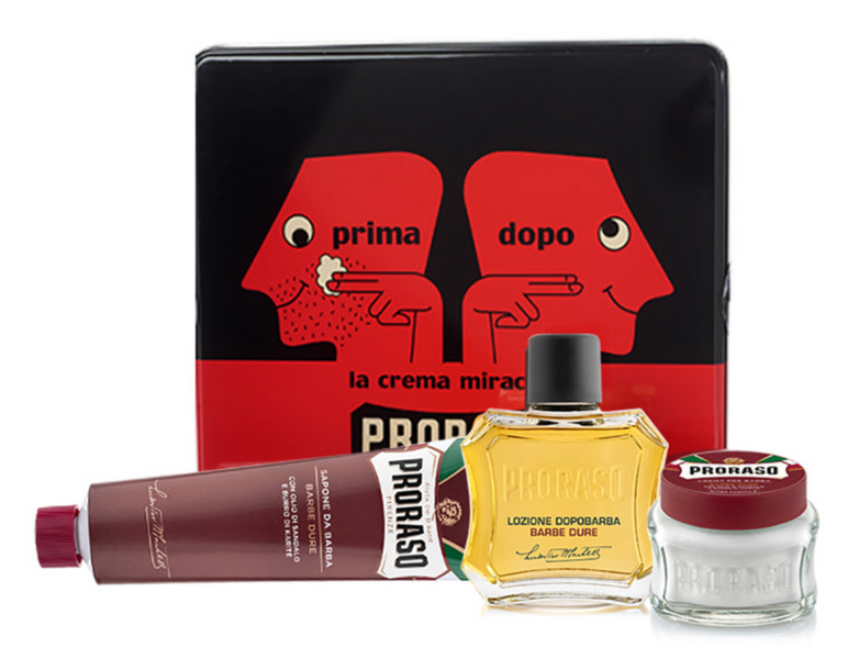 Набір косметики для гоління Proraso Vintage Selection Prima&Dopo - Nourish 8004395003617 фото