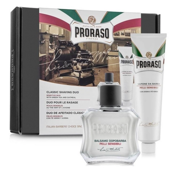 Набор для бритья Proraso Duo Pack Tube+Balm Sensitive 8004395004867 фото