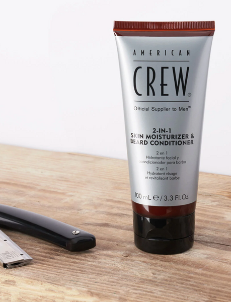 Кондиціонер для бороди American Crew 2in1 Skin Moisturizing & Beard Conditioner 100 мл 669316457108 фото