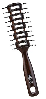 Щітка тунельна Wahl Barber Vent Brush Brown 0093-6471 Коричнева 0093-6471 фото