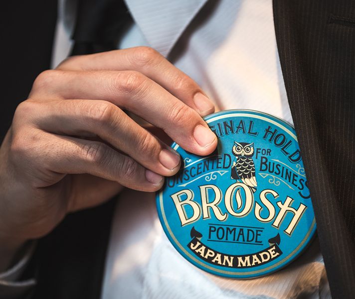 Помада для стилізації воллосся Brosh Unscented Original Pomade 115 г BRH-U-O-P фото