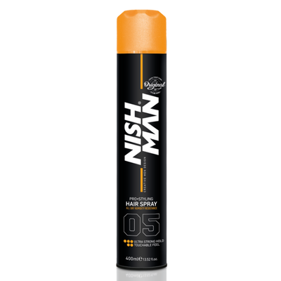 Спрей для укладки Nishman Ultra Strong Hold Hair Spray 400 мл 8682035080183 фото