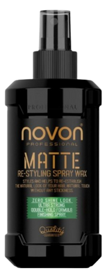 Спрей для укладки волос Novon Professional Matte Re-Styling Spray Wax 200 мл 10471 фото