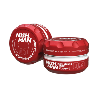 Віск для укладання Nishman Hair Styling Wax 03 Flaming 150 мл 8681665066024 фото