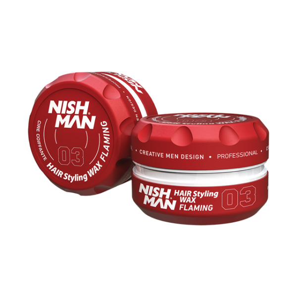 Віск для укладання Nishman Hair Styling Wax 03 Flaming 150 мл 8681665066024 фото