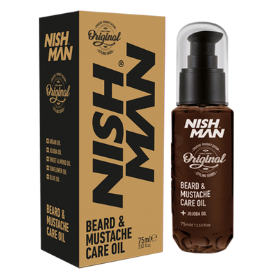 Олія для бороди Nishman Beard & Moustache Oil 75 мл 8682035080145 фото