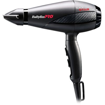 Фен для волосся з іонізацією BaByliss PRO BAB6250IE Black Star Ionic BAB6250IE фото