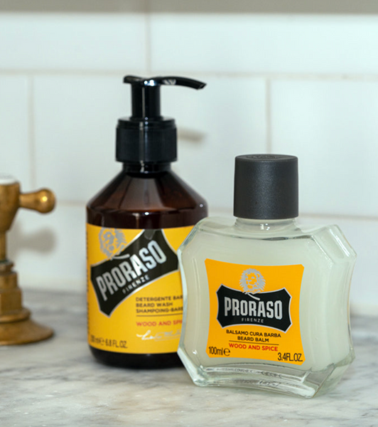 Набір для бороди Proraso Duo Pack Beard Balm + Shampoo Wood & Spice 8004395007356 фото