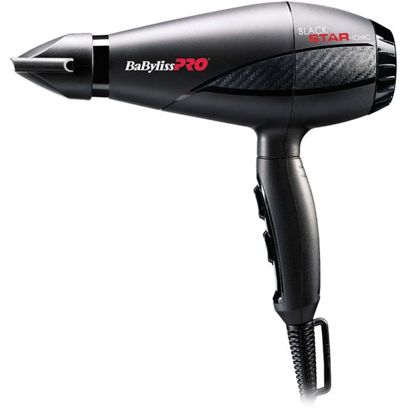 Фен для волосся з іонізацією BaByliss PRO BAB6250IE Black Star Ionic BAB6250IE фото