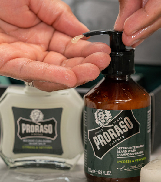 Набір для бороди Proraso Duo Pack Beard Balm + Shampoo Cypress & Vetyver 8004395007370 фото