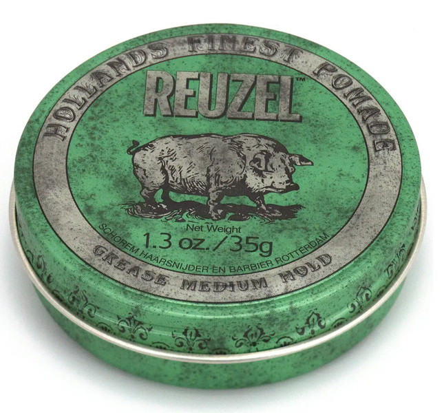 Віск Reuzel Green Grease Medium Hold 35 г 869519000037 фото