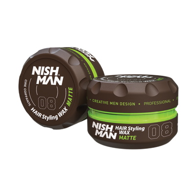 Воск для укладки волос Nishman Hair Styling Wax 08 Matte 150 мл 8682035088165 фото