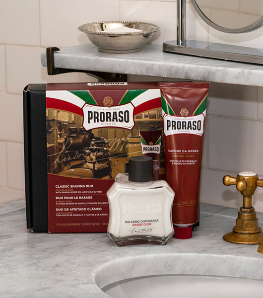 Набор для бритья Proraso Duo Pack Tube+Balm Coarse Beard 8004395004874 фото