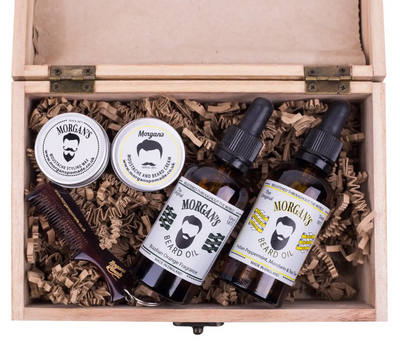 Подарунковий набір засобів для догляду за бородою Morgan's Beard Oil Combo Chest M199 фото