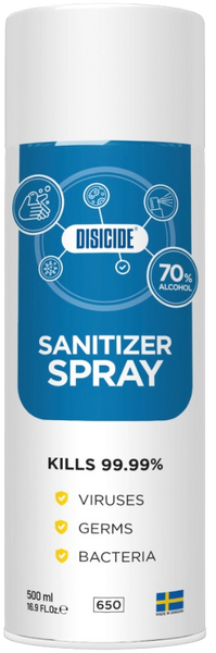 Гігієнічний засіб для обробки рук Disicide Sanitizer Spray 500 мл D035008 фото