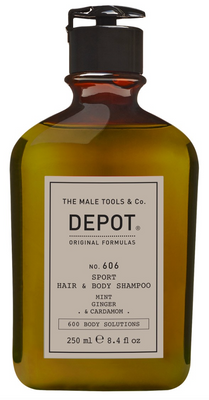 Освіжальний шампунь для волосся і тіла Depot 606 Hair Cleansings Sport Hair&Body Shampoo 250мл 086994 фото