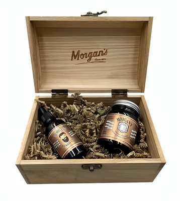 Подарунковий набір стилізація волосся та бороди Морганс Morgan's Wooden Oudh & Amber Chest M311 фото