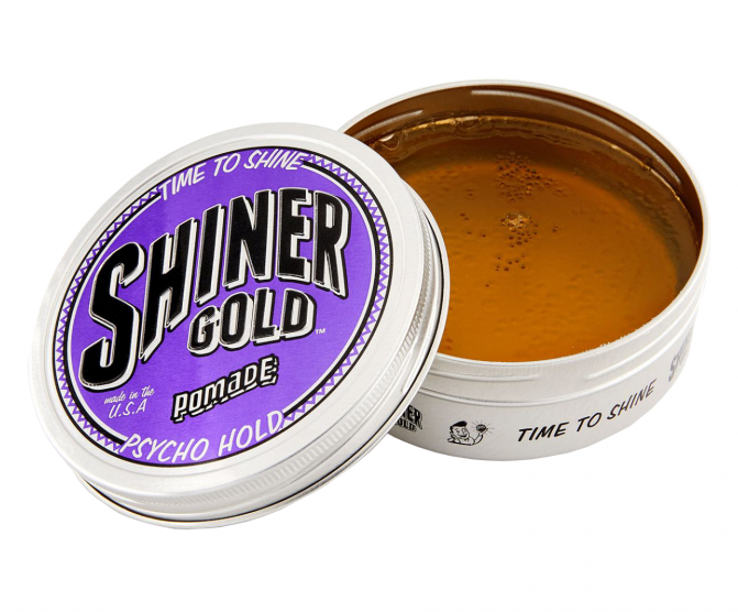 Помада для укладання волосся Shiner Gold Psycho Hold Pomade 112 г  SGPHP112 фото